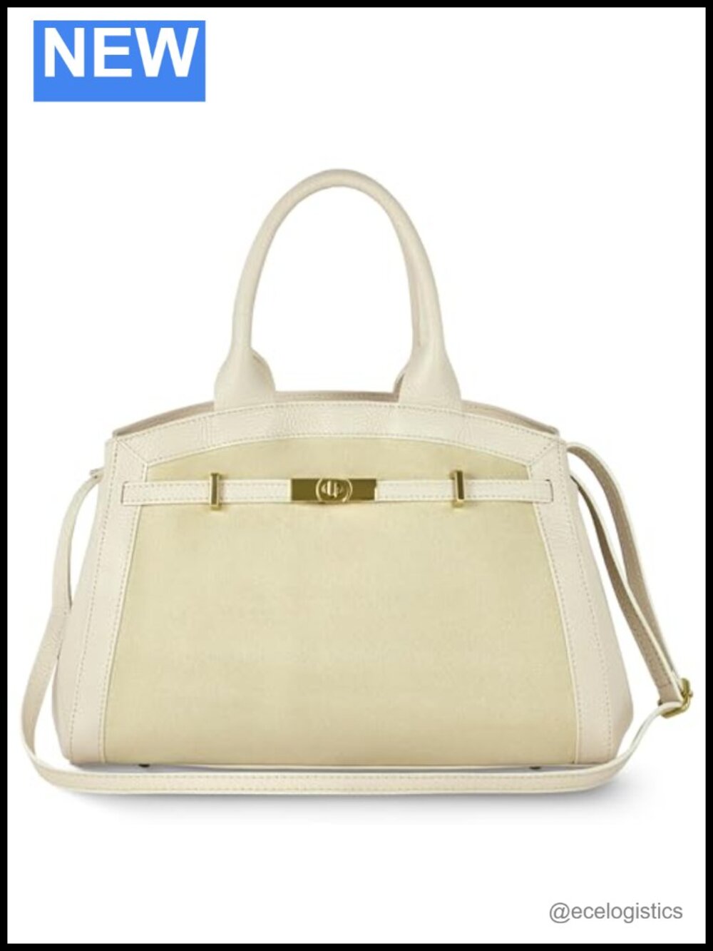 Genuine Suede Leather Satchel Handbag Made in Italy with Adjustable Strap